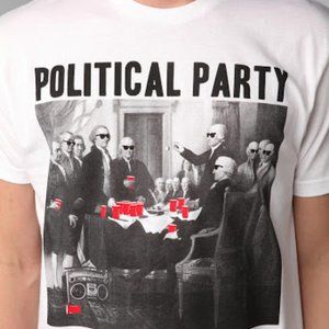 Urban Outfitters Political Party Graphic Tee